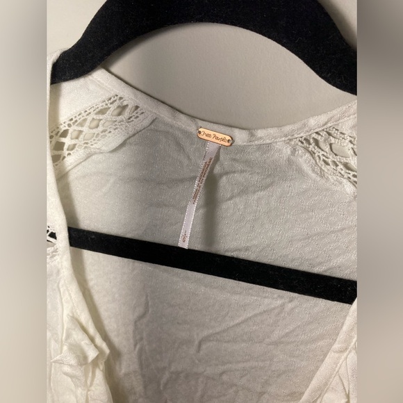 Free People sheer white blouse | Size XL - Picture 2 of 3